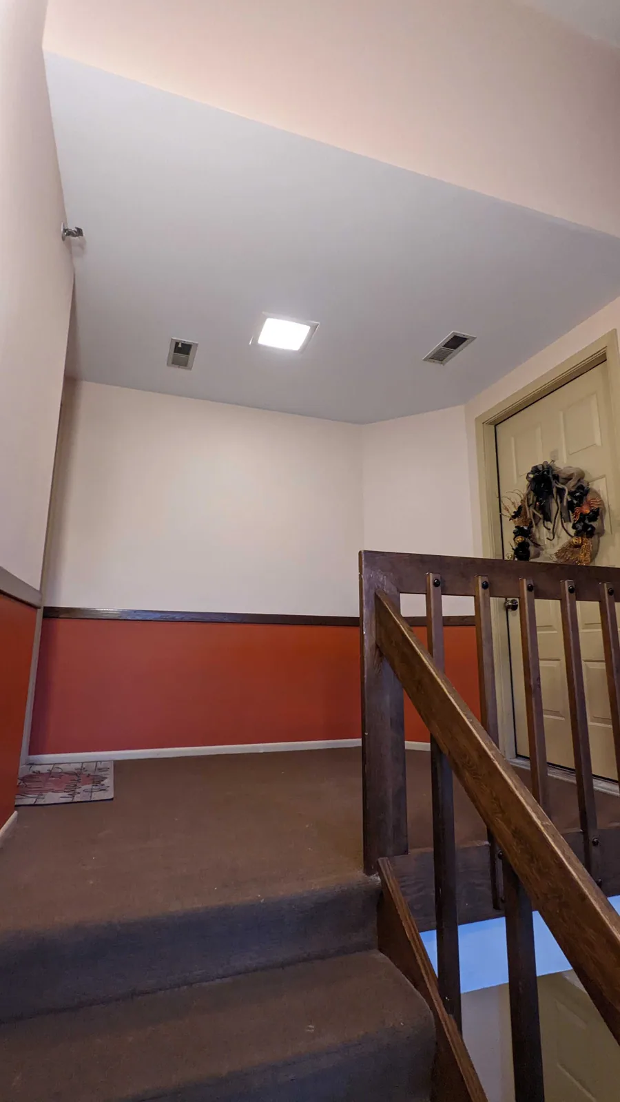 Landing repainted after wallpaper removal