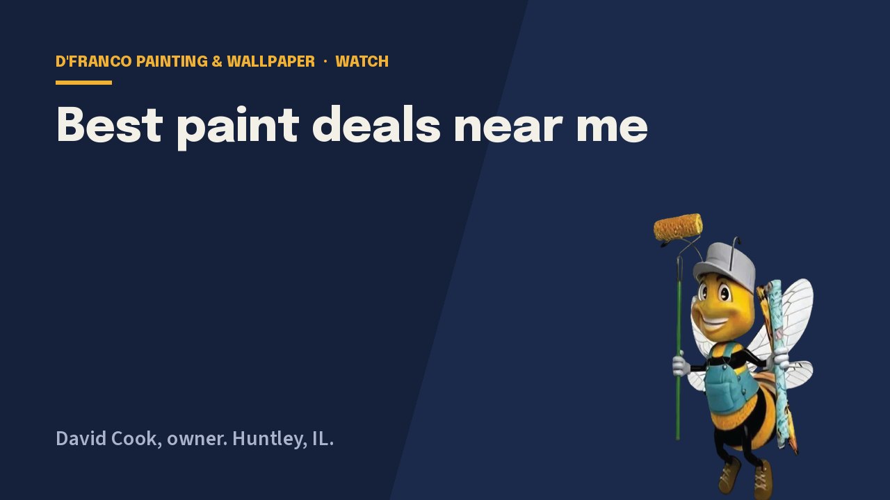 How we choose and buy paint video poster