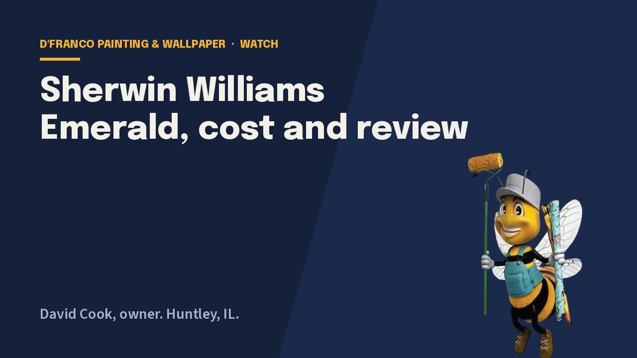 Sherwin Williams Emerald, cost and review video poster
