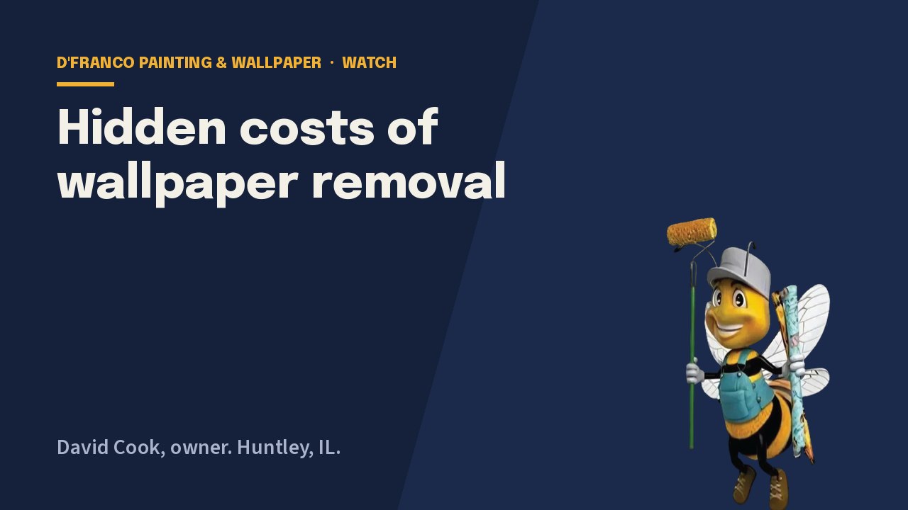 Wallpaper removal damage and how we repair it video poster