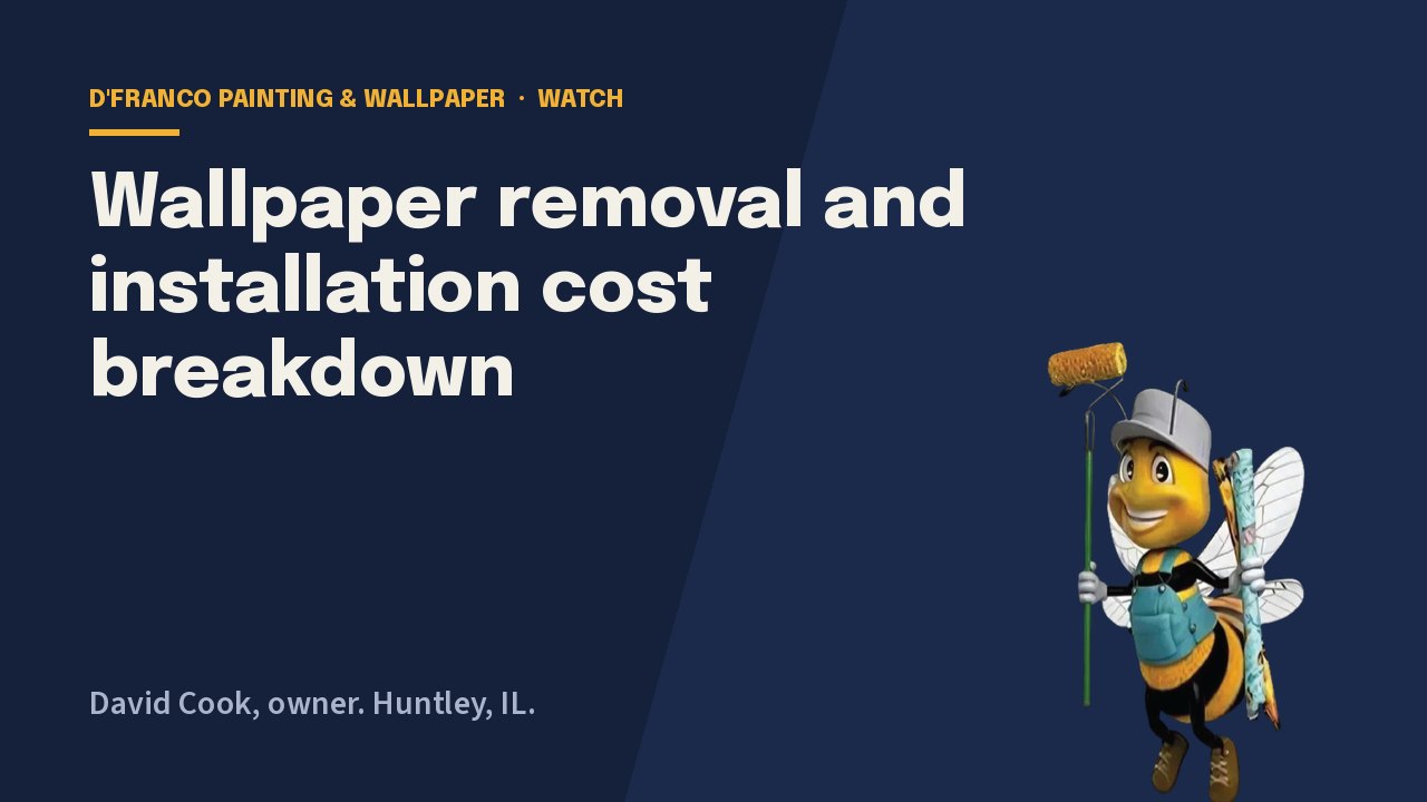 Wallpaper Removal and Installation Cost Breakdown video poster