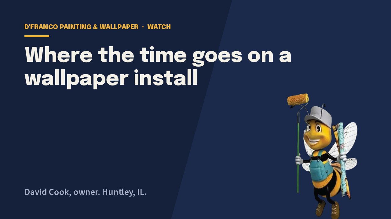 Where the time goes on a wallpaper install video poster