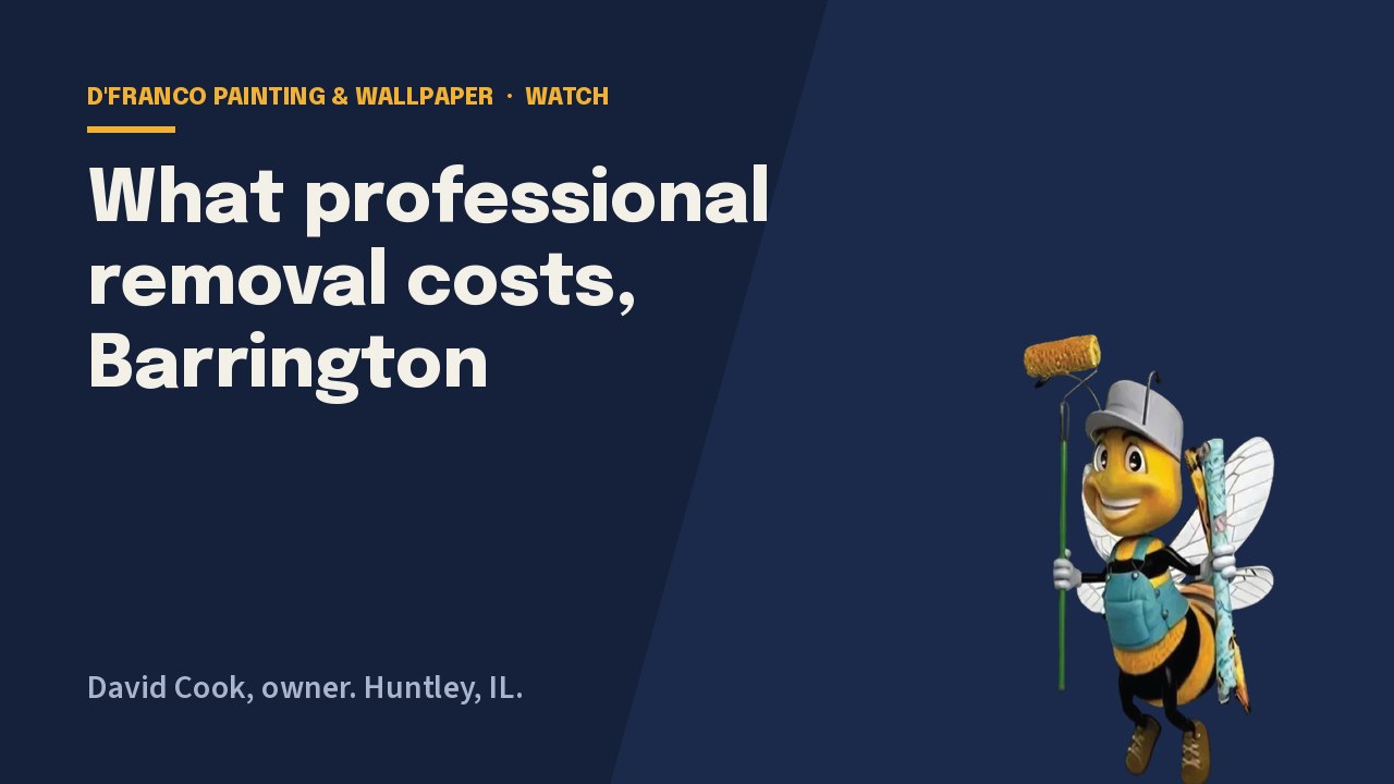 What professional removal costs, Barrington video poster