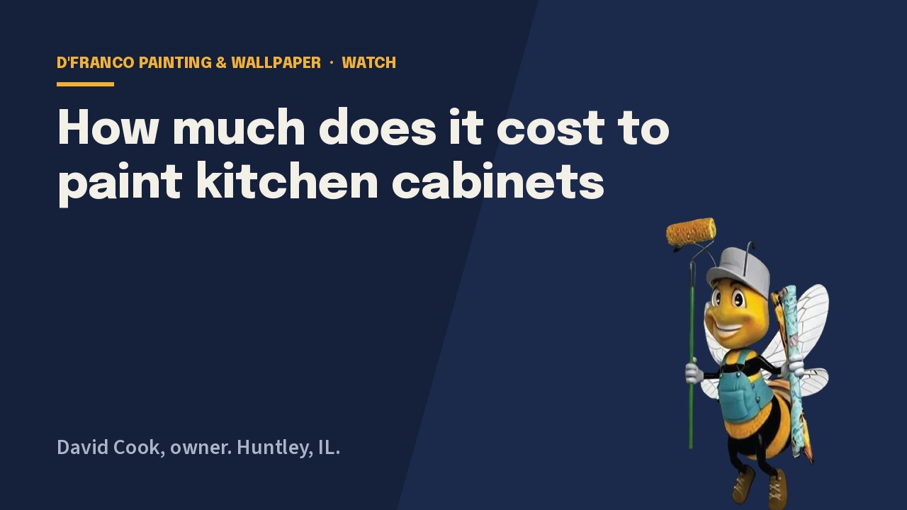 What it costs to paint cabinets video poster