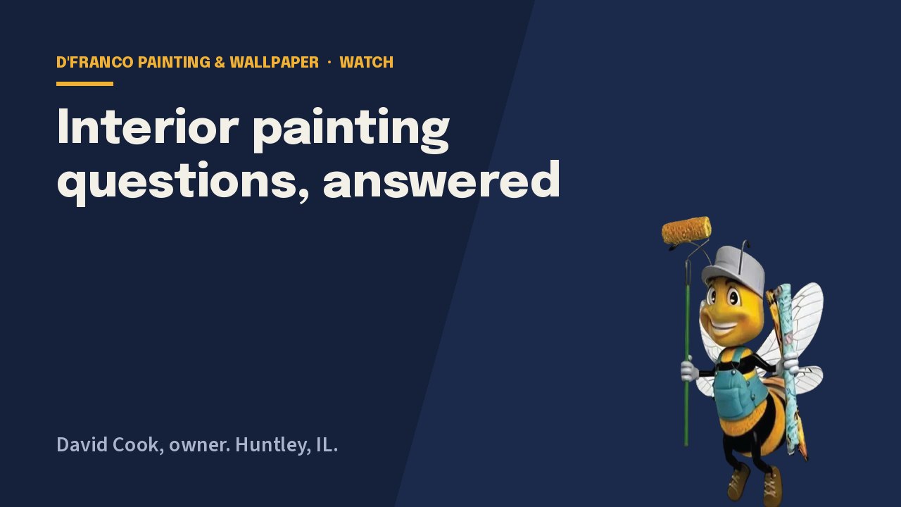 Interior painting questions, answered video poster