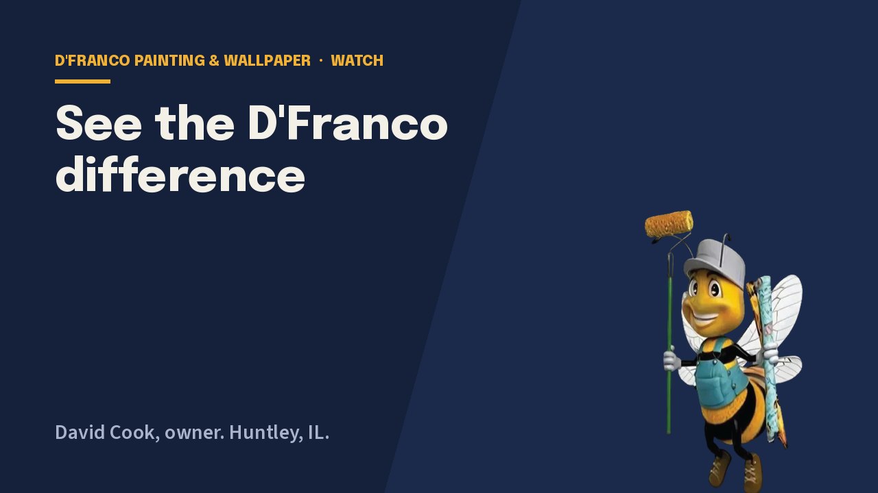 See the D'Franco Difference video poster
