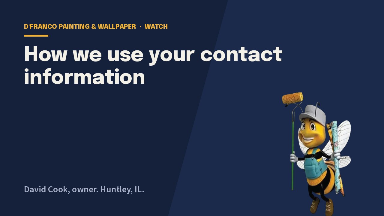 How We Use Your Contact Information video poster