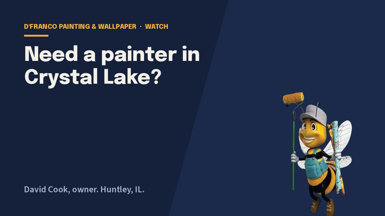 David on painting in Crystal Lake video poster