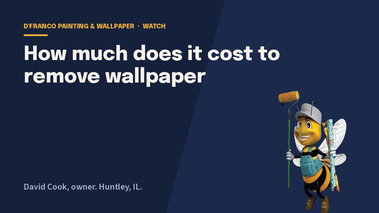How Much Does It Cost to Remove Wallpaper video poster