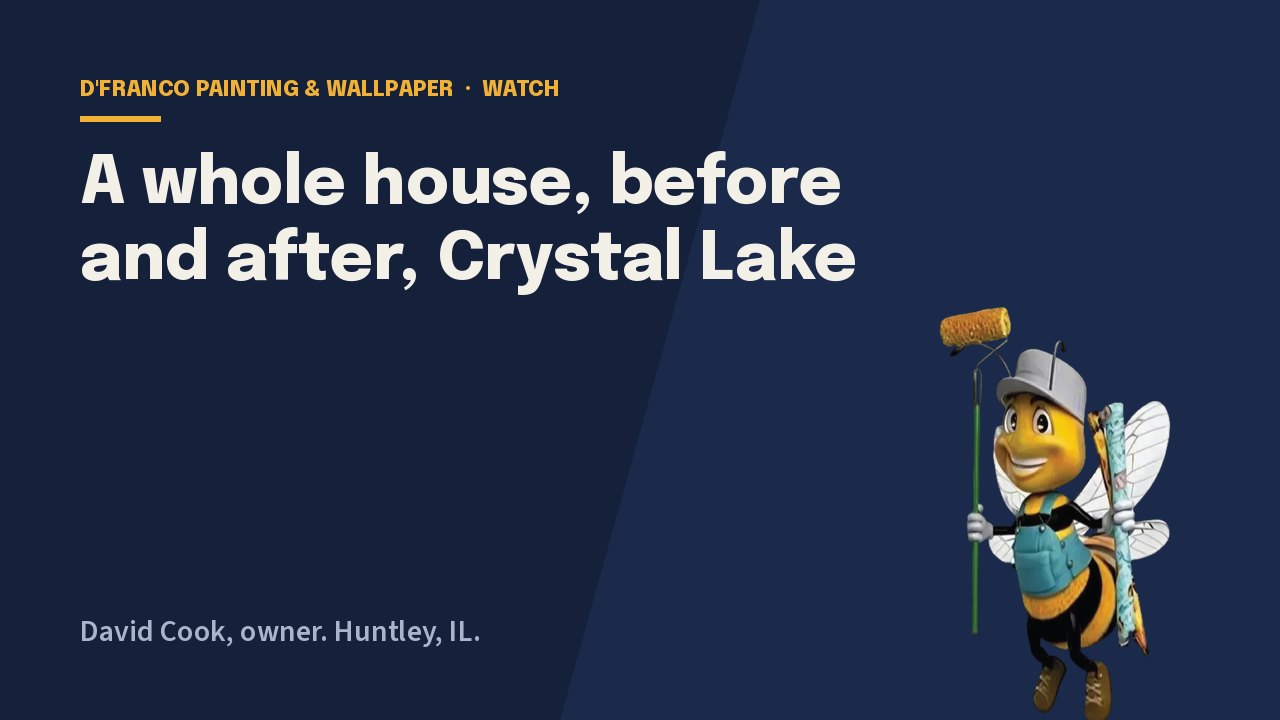 A whole house, before and after, Crystal Lake video poster