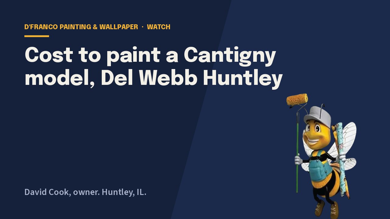 David prices the Cantigny model on camera video poster